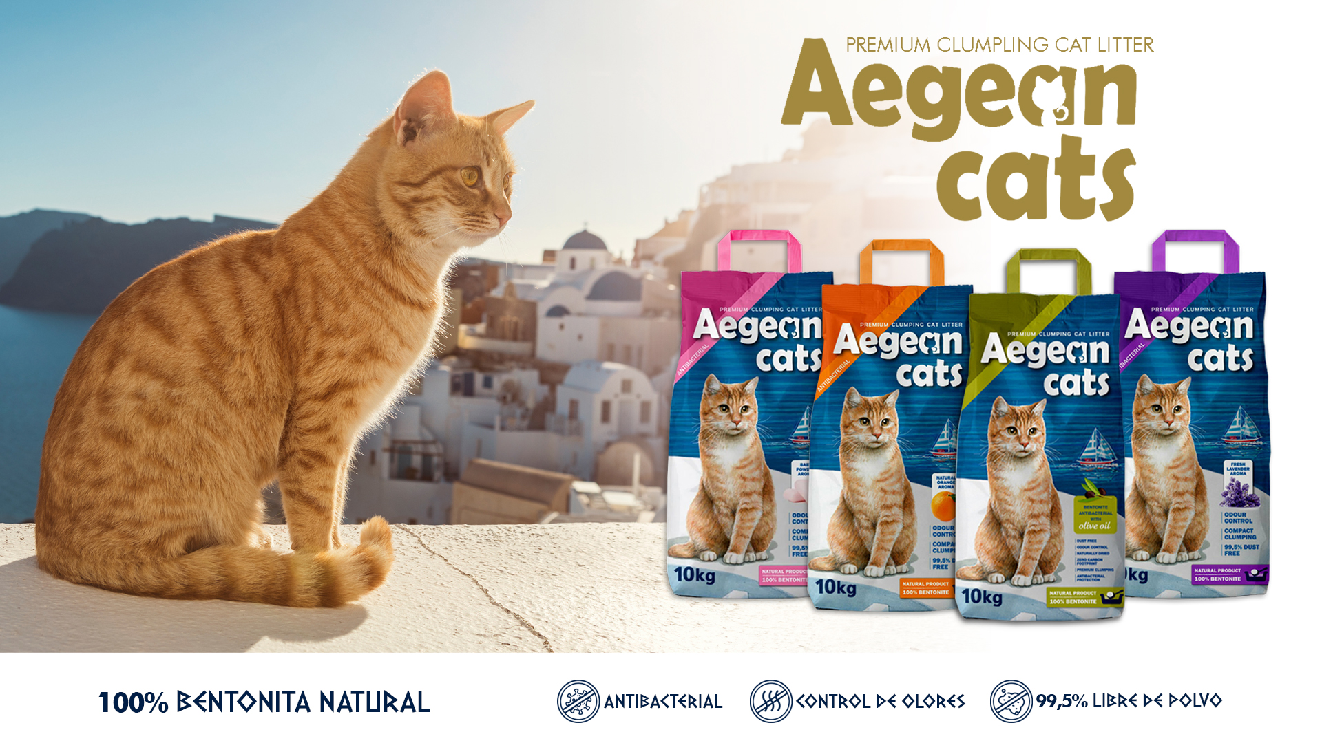 Aegean Cats | ¡Todo el poder del olimpo en una arena para gatos!